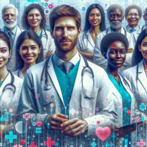 Contabilidade para Médicos simplifica burocracia, aumentando lucro no consultório. Médico feliz com gestão financeira eficiente.