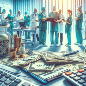 Médico foca em planilhas digitais, demonstrando a importância da contabilidade para médicos na redução de burocracia e aumento de lucro.