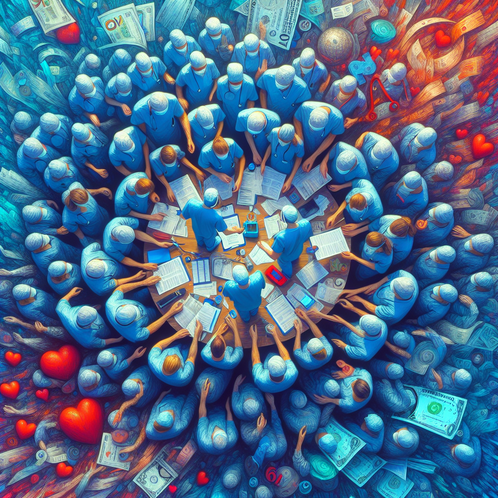 Médico analisando documentos financeiros, como planilhas e relatórios. Contabilidade para médicos: chave do sucesso do consultório.