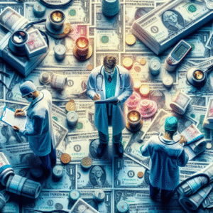 Médico sorridente revisando documentos financeiros. Descubra como a contabilidade para médicos impulsiona lucro e reduz burocracia.