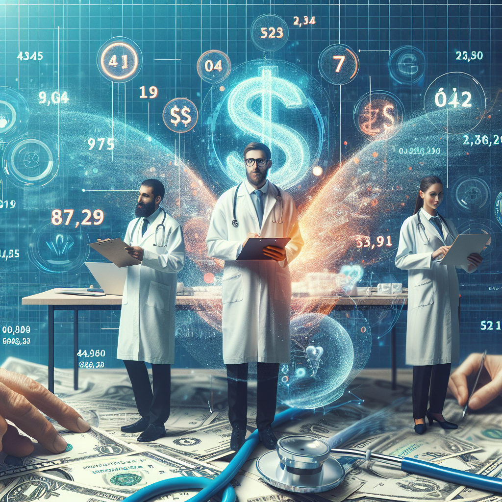 Contabilidade para médicos: um profissional organiza documentos financeiros para mais lucro e menos burocracia no consultório.