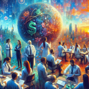 Doutor utilizando um guia de contabilidade para médicos, otimizando a gestão financeira para atrair mais pacientes e crescer.