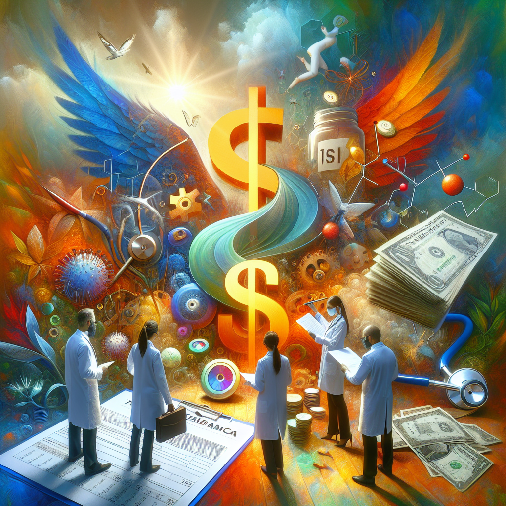 Médico pensativo diante de documentos fiscais, ilustrando alta carga tributária e o valor da contabilidade para médicos.