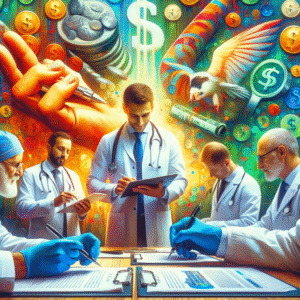 Contabilidade para Médicos: médico com documentos, otimizando finanças para mais lucro e menos burocracia.