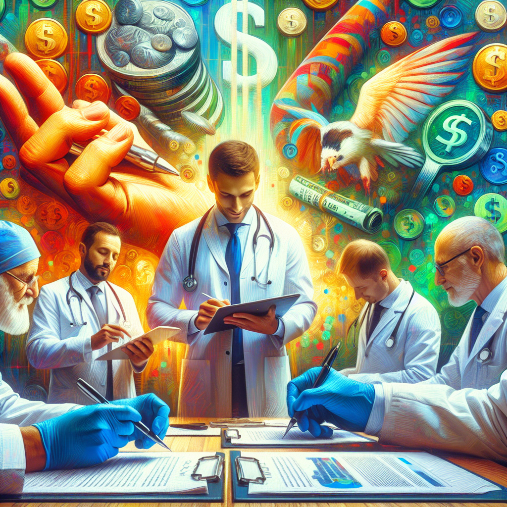 Contabilidade para Médicos: médico com documentos, otimizando finanças para mais lucro e menos burocracia.