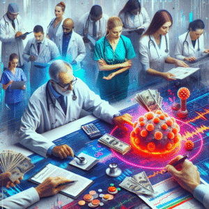 Contabilidade para médicos: um doutor analisa documentos financeiros, garantindo mais lucro e menos burocracia no consultório.