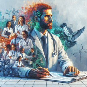 Contabilidade para médicos: médico atende paciente com tranquilidade, impostos otimizados para focar nos pacientes.