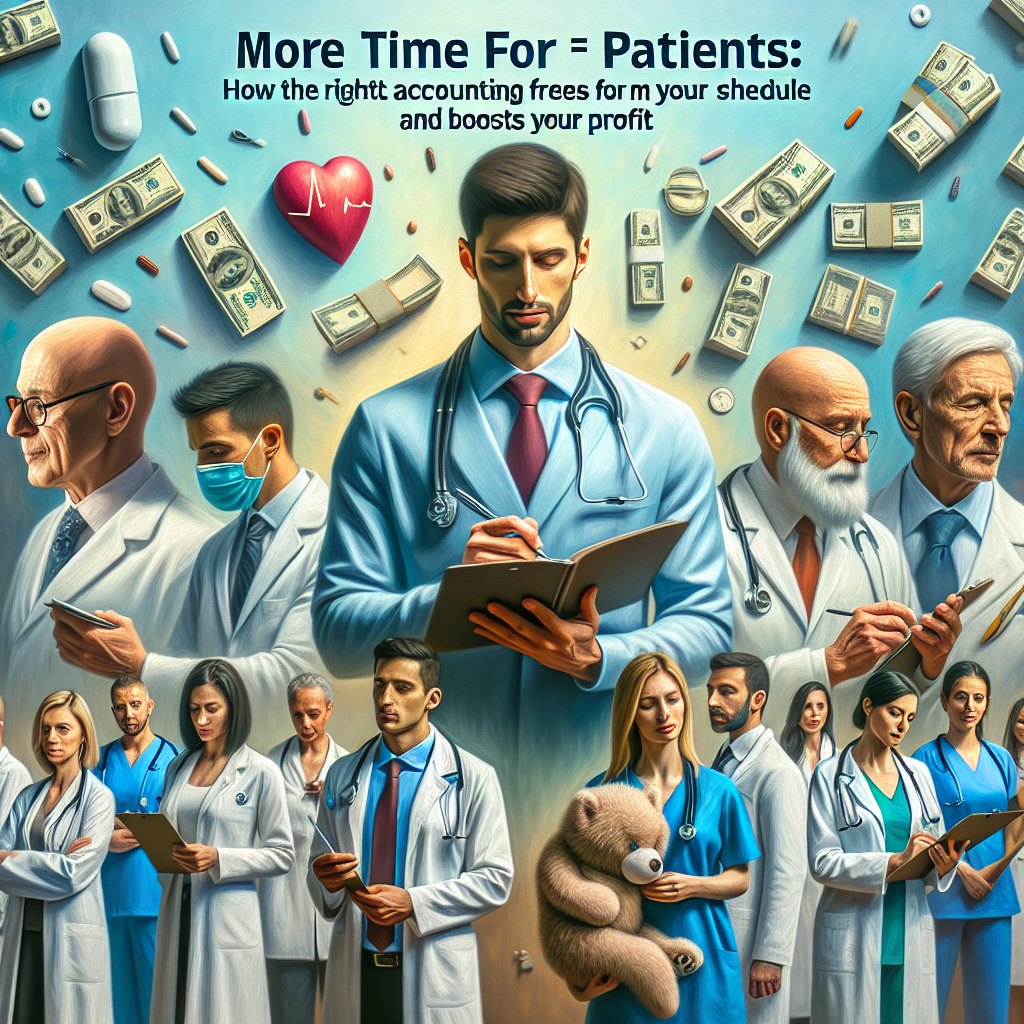 Contabilidade para médicos: doutor com agenda livre, otimizando o tempo para pacientes e aumentando o lucro.