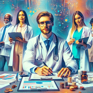 Contabilidade para médicos: Dr. analisa relatórios financeiros para pagar menos impostos e acelerar o crescimento da clínica.